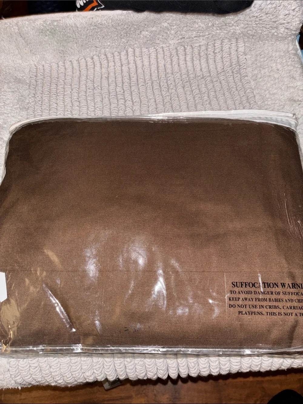 Home Essentials bedding set in a queen size. Package has never been opened.